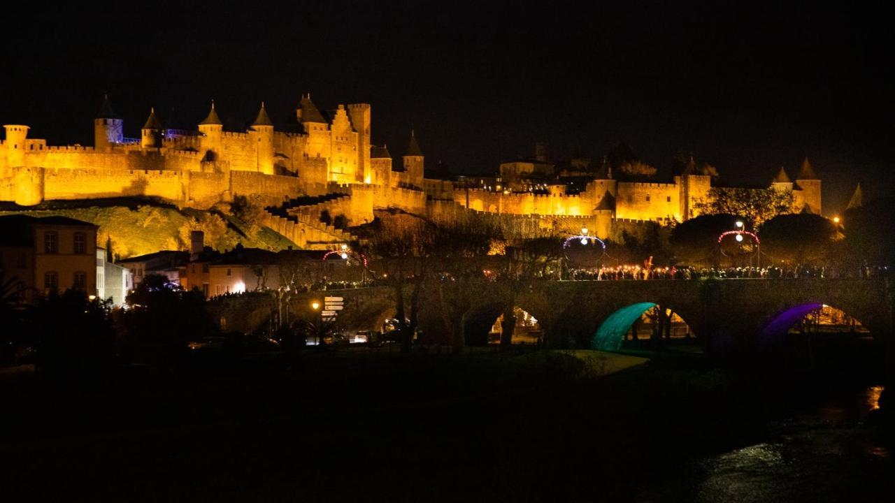 Confort ! Climatisation, Centre-ville, Parking, Terrasse, Wifi, Netflix Apartamento Carcasona